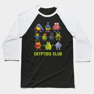 -- Cryptids Club -- Baseball T-Shirt